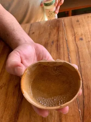 Good mezcal produces large bubbles